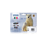 Epson C13T26364020 Cartuccia Stampante Compatibile con XP600 XP605 Orso Polare Multicolore
