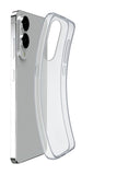 Cellularline Fine - Galaxy S25 Edge Cover in gomma morbida ultra sottile e trasparente