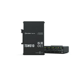 Teltonika TSW010 DIN Rain Switch 5 x Fast Ethernet (10/100) Supporto Power over Ethernet (PoE) Nero