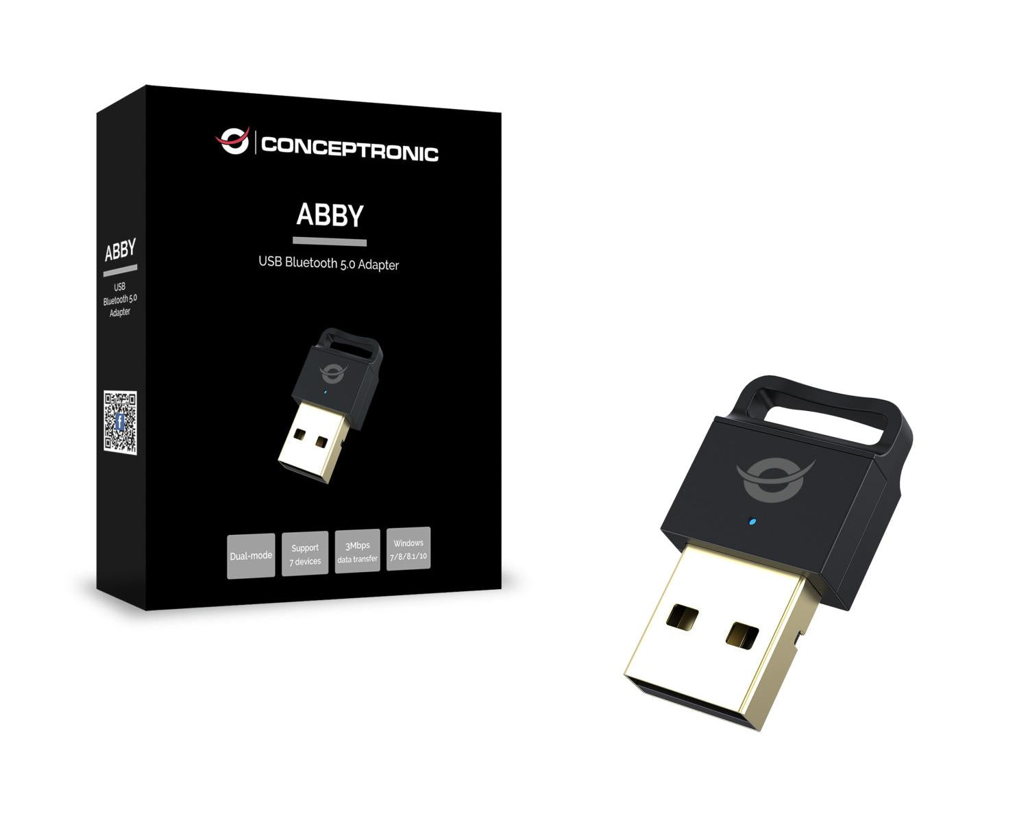 Conceptronic ABBY06B scheda di rete e adattatore Bluetooth 3 Mbit/s