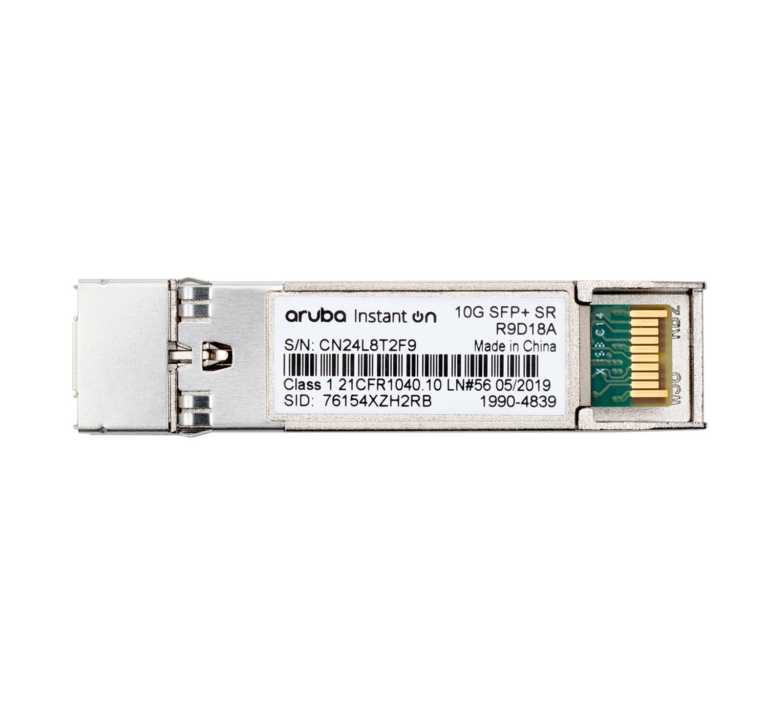 Aruba Instant On 10G SFP LC SR 300m OM3 MMF modulo del ricetrasmettitore di rete Fibra ottica 10000 Mbit/s SFP
