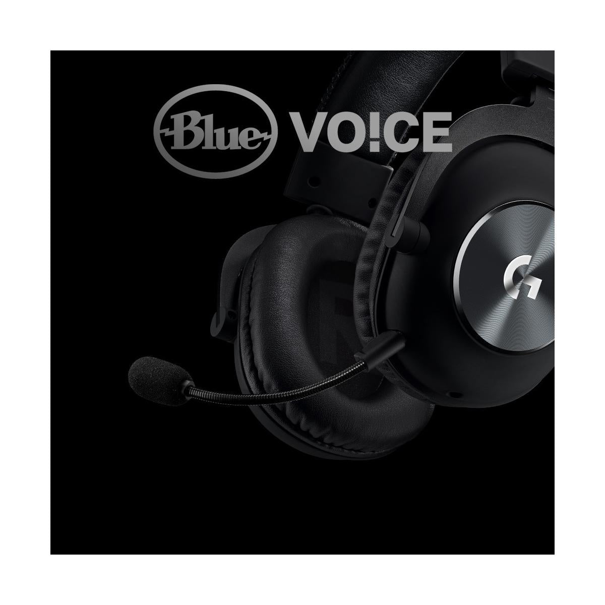 Logitech PRO X Cuffie a Padiglione Auricolare con Microfono da Gaming Nero