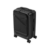 Rivacase Clark Trolley Guscio rigido Nero 34 L Alluminio, Policarbonato (PC), Poliestere