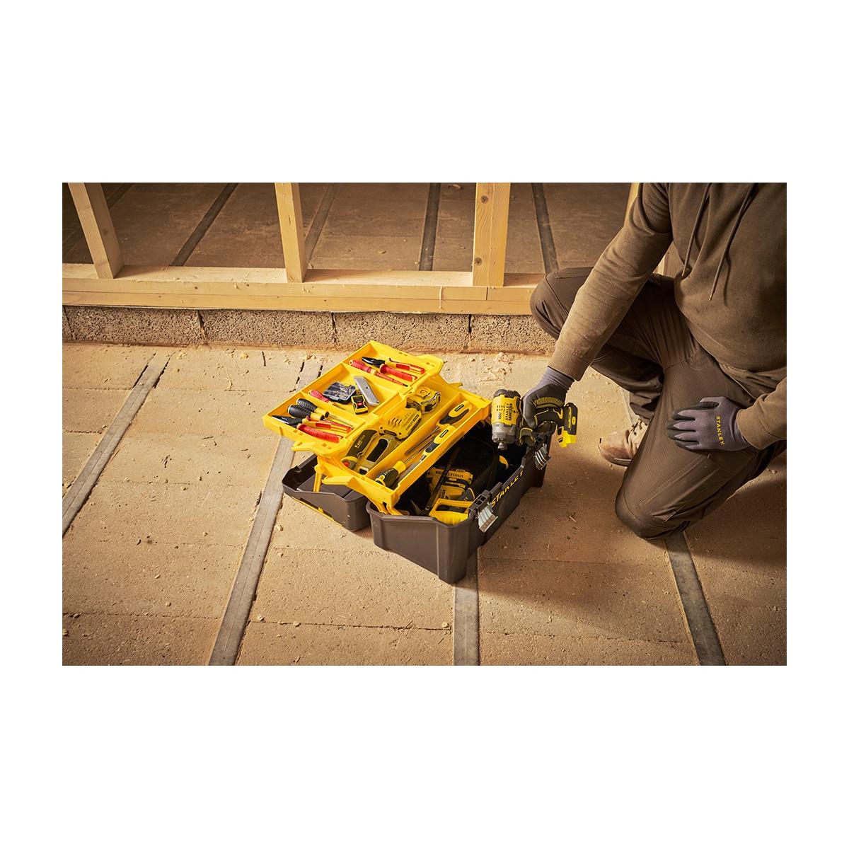 Stanley STST83397-1 Valigetta porta attrezzi Custodia rigida Nero Giallo