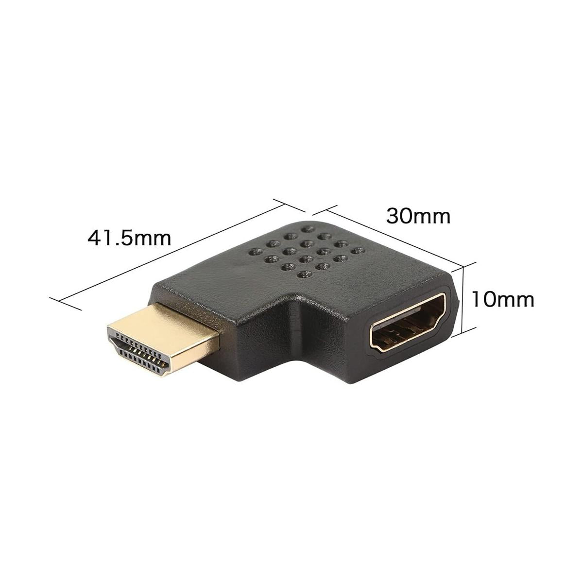 Techly Adattatore HDMI Maschio / Femmina Angolato 90 (IADAP HDMI-R)