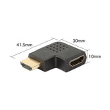 Techly Adattatore HDMI Maschio / Femmina Angolato 90 (IADAP HDMI-R)