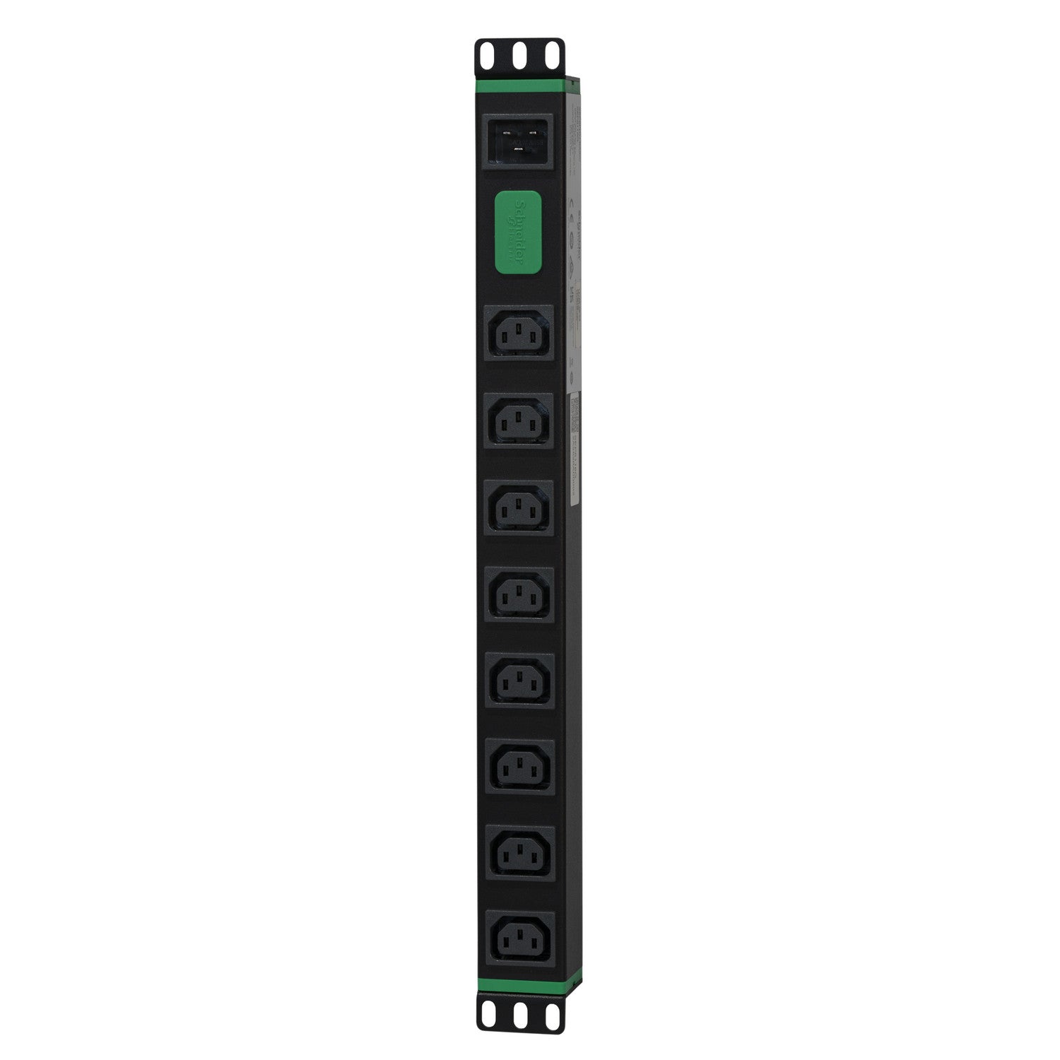 APC Easy Rack unità di distribuzione dell'energia (PDU) 8 prese AC 1U Nero