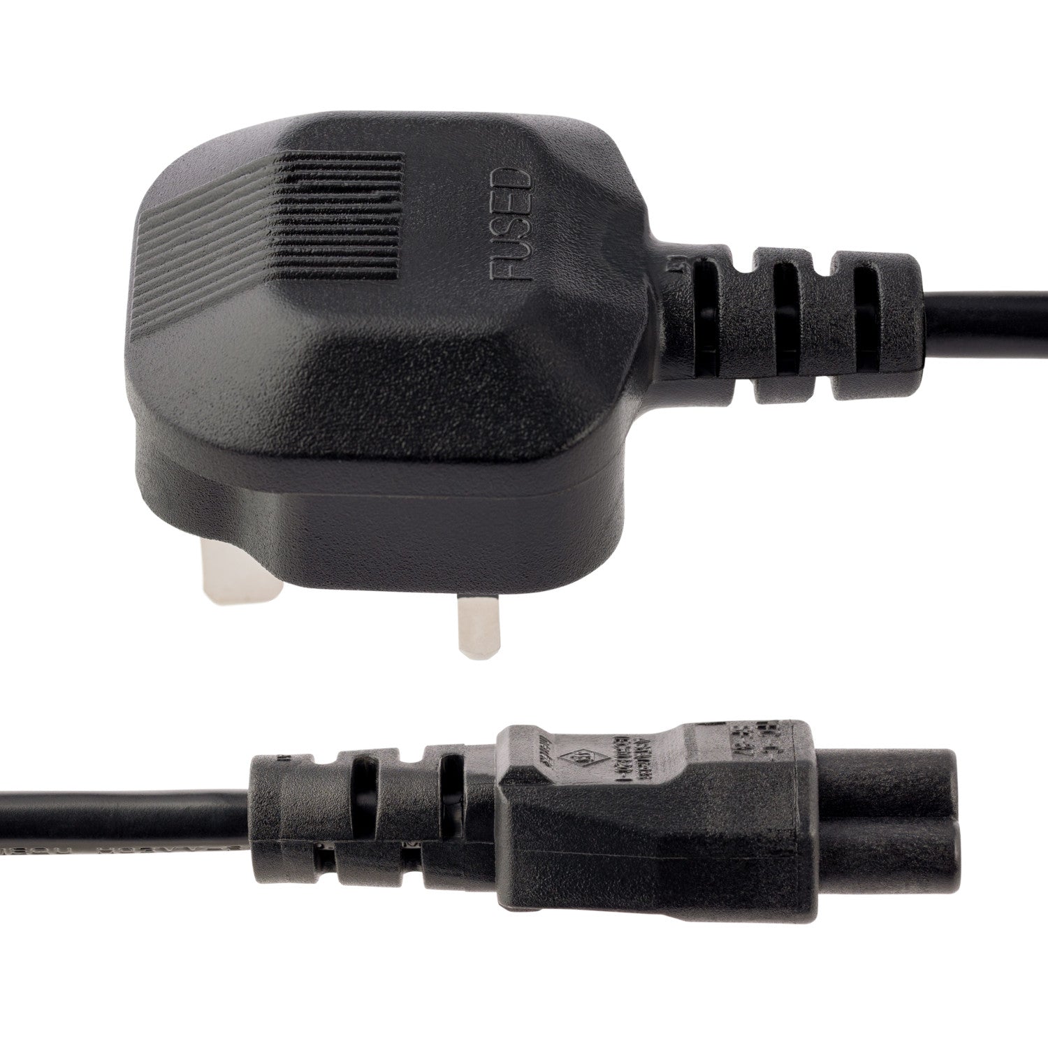 StarTech.com Cavo di Alimentazione per Notebook da 2m; Cavo Elettrico AC di Ricambio per Alimentatori da BS 1363 UK a C5 2.5A-250V, 18AWG, Omologato UL