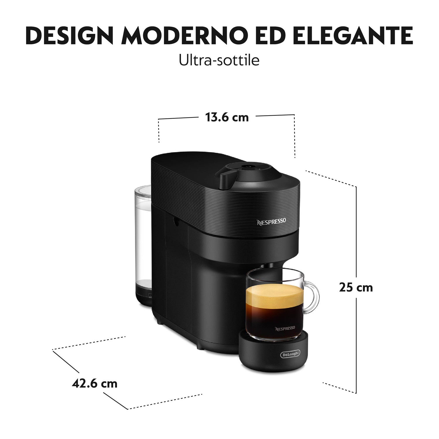 De Longhi ENV90.B Macchina per Caffe' a Capsule 0,56 L Nero