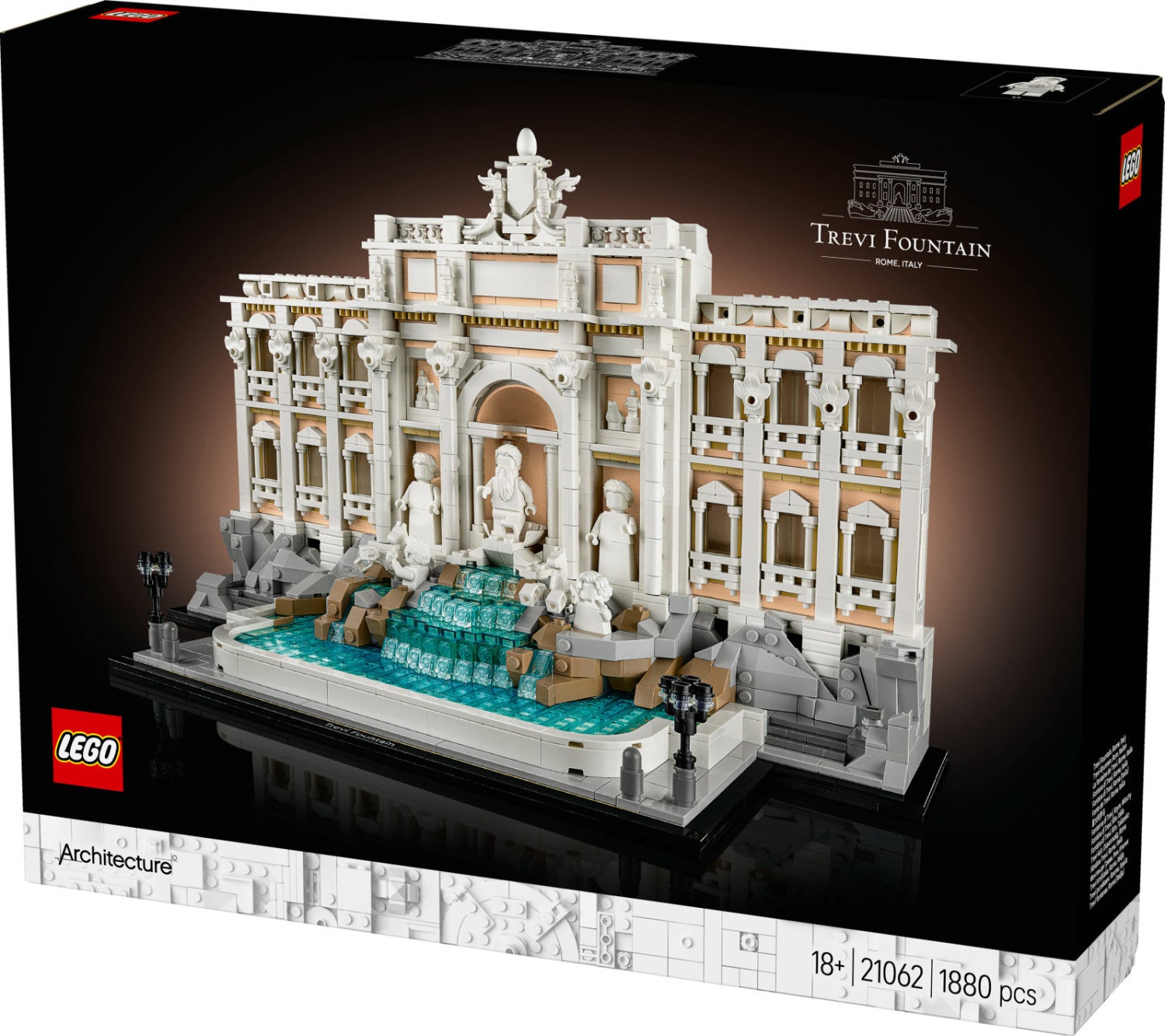 LEGO Architecture Fontana di Trevi 21062 Set da Costruzione 1880 Pezzi Adulti