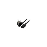 Equip 112120 cavo di alimentazione Nero 1,8 m Accoppiatore C13 CEE7/4