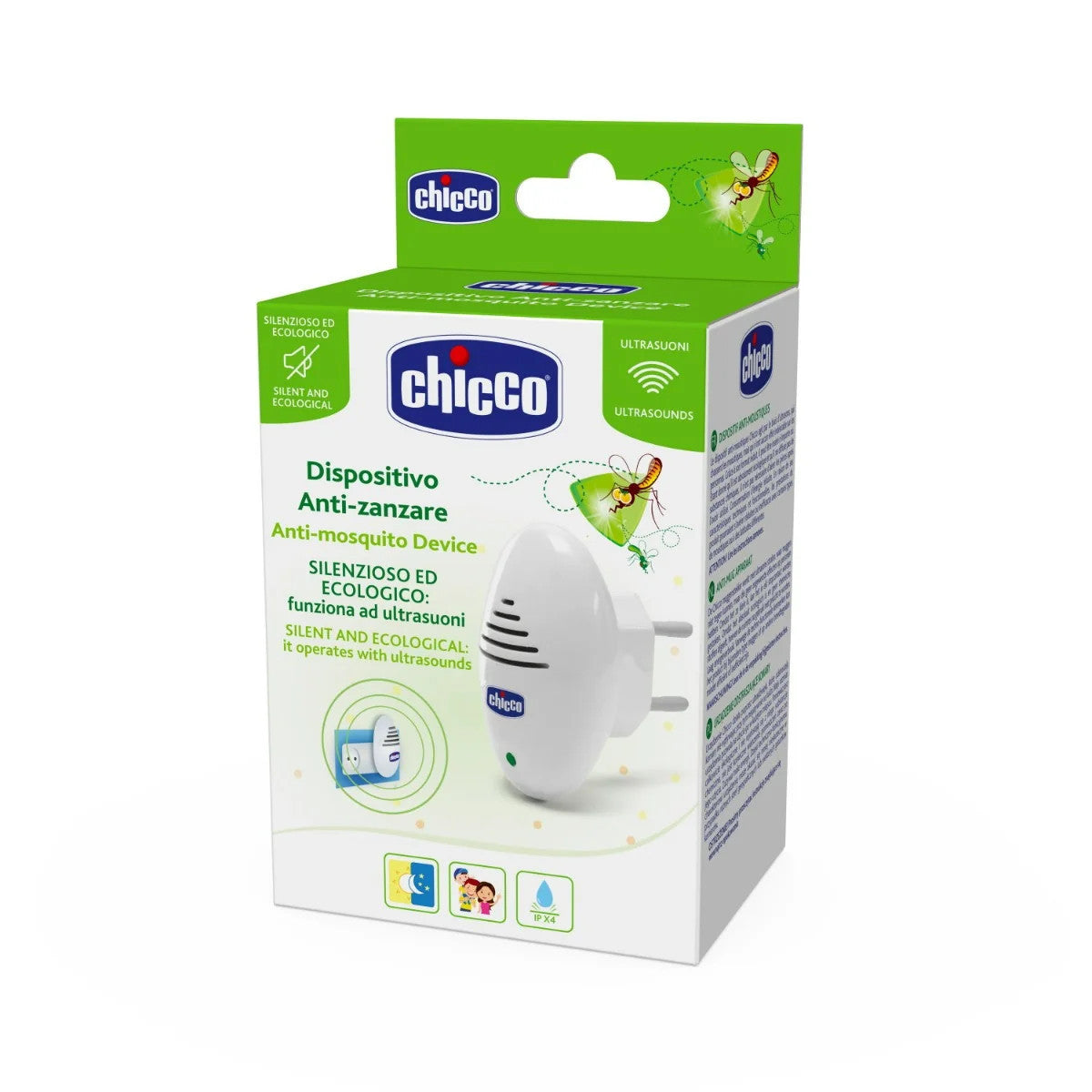 Chicco Dispositivo Antizanzare Ultrasuoni Spina