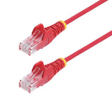StarTech.com Cavo Ethernet CAT6 Rosso da 50cm; Patch UTP con Plug RJ45 Antigroviglio e Rilievi di Trazione, Cavo Lan Slim in Rame Puro 28AWG, Sottoposto a test Fluke