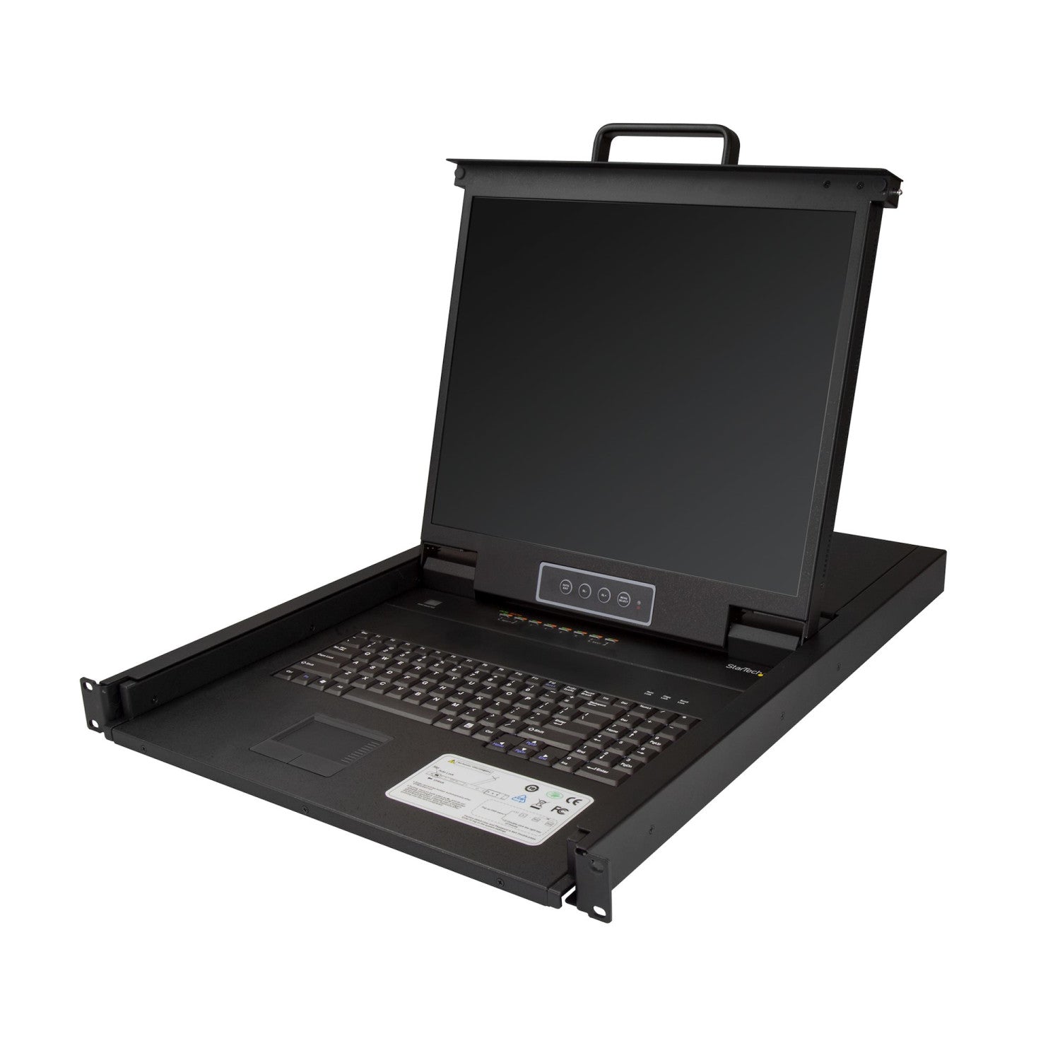 StarTech.com RKCONS1908K console a rack 48,3 cm (19") 1280 x 1024 Pixel Acciaio Nero
