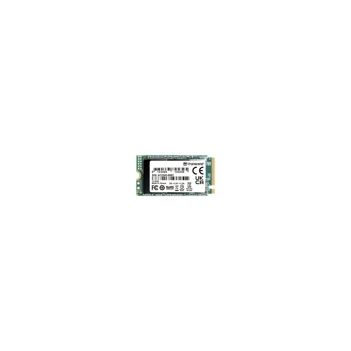 Transcend PCIe SSD 400S M.2 512 GB PCI Express 3D NAND NVMe