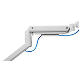 Equip 650181 supporto da tavolo per Tv a schermo piatto 124,5 cm (49") Bianco Scrivania