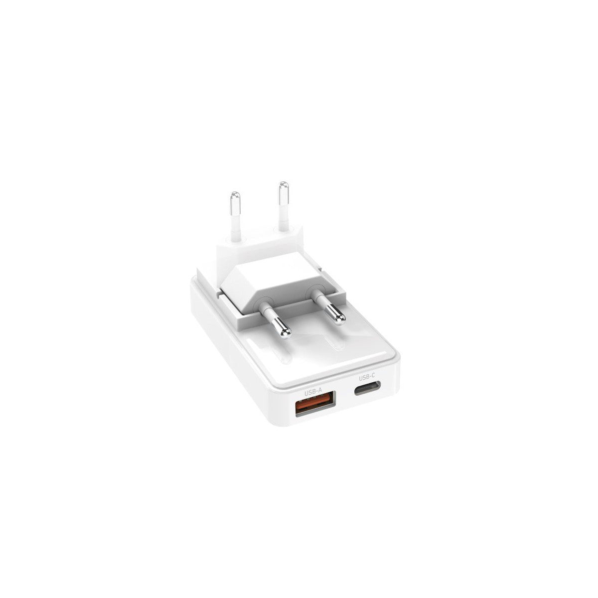 SBS TETRGANUSBTCFOLD65W Caricabatterie per dispositivi mobili Universale Bianco AC Ricarica rapida Interno, Esterno