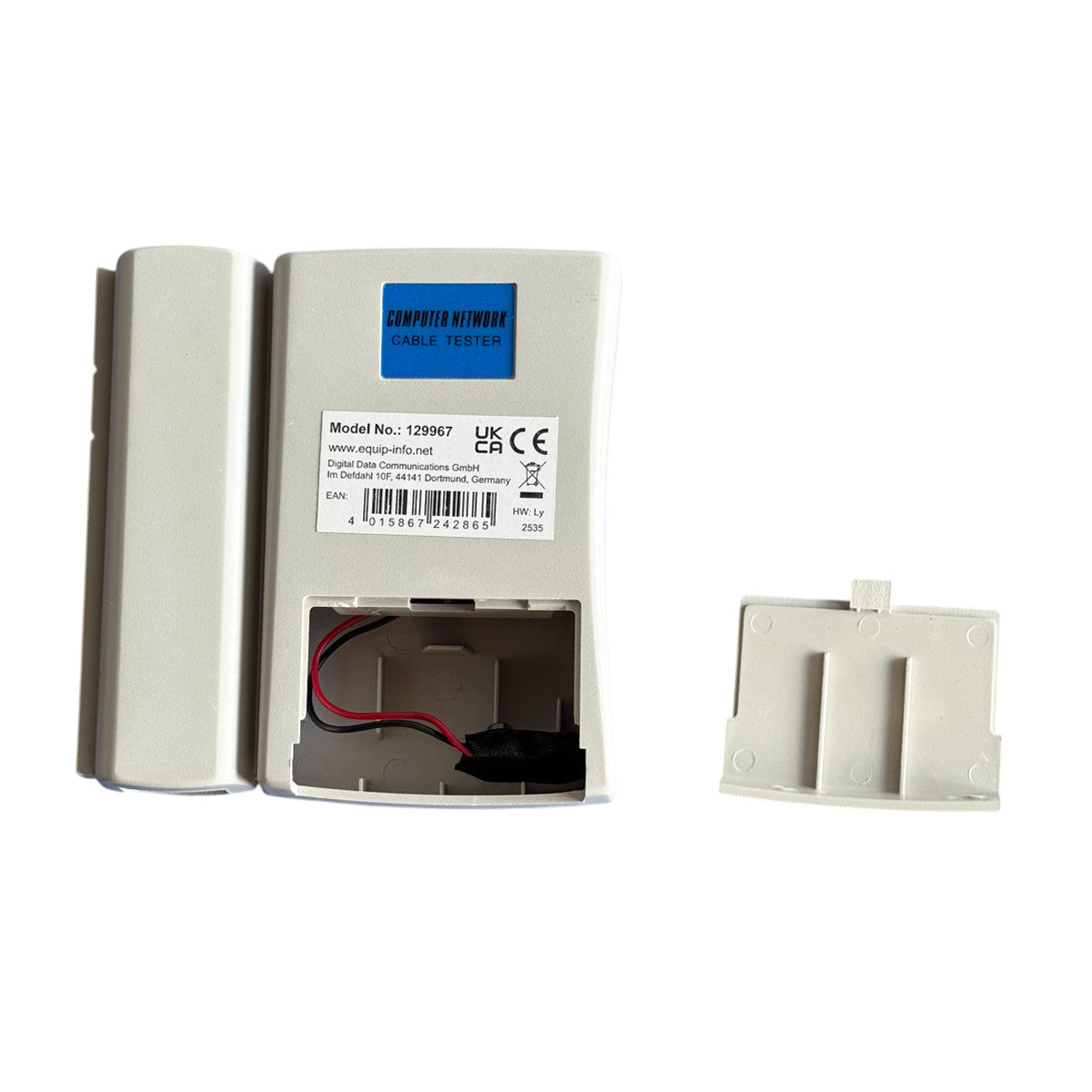 Equip 129967 tester per cavo di rete Tester per cavi a doppino intrecciato Bianco