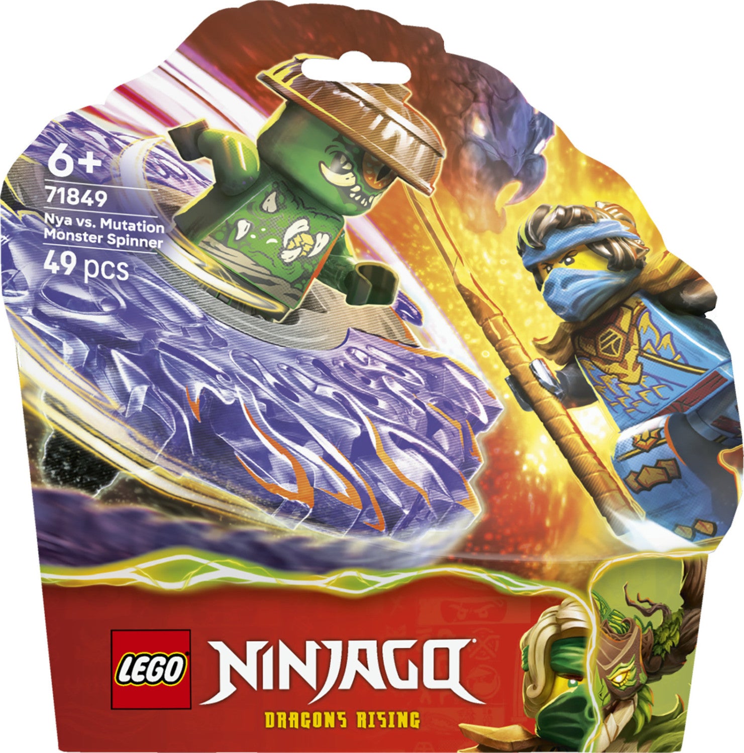 LEGO Ninjago Nya Contro Spinner Mostro Della Mutazione 71849