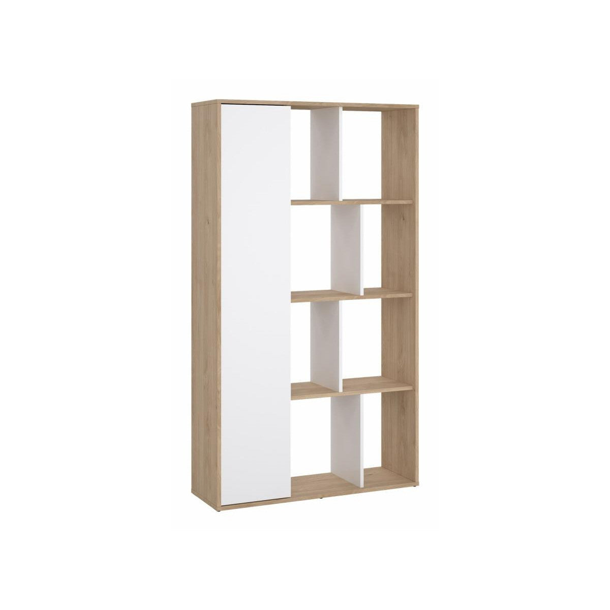 Tvilum 71739hluu Libreria Jackson Hickory / Bianco lucido