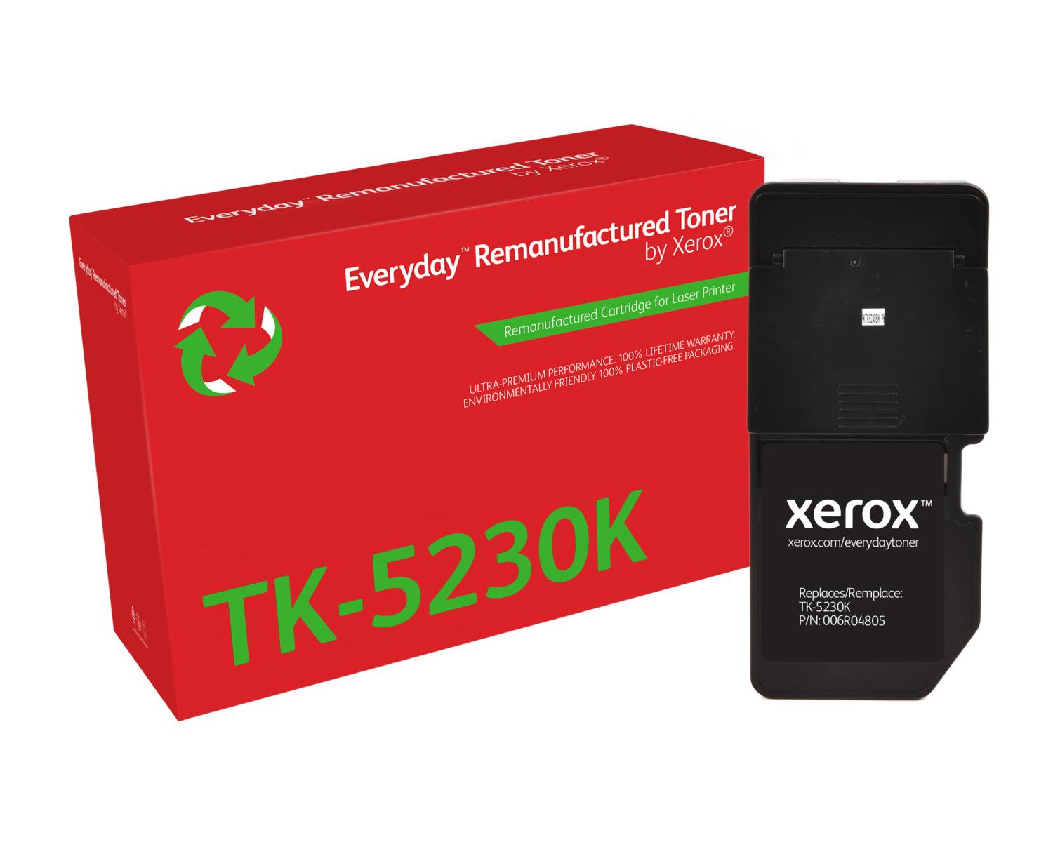 Everyday Rigenerato Toner di Xerox Nero compatibile con Kyocera TK-5230K Capacità standard