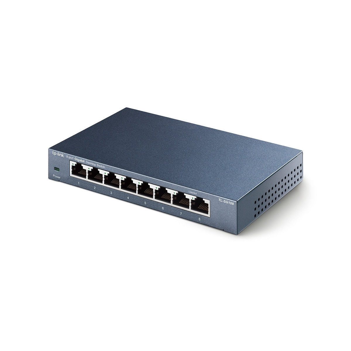 TP-Link TL-SG108 Non gestito Gigabit Ethernet (10/100/1000) Nero