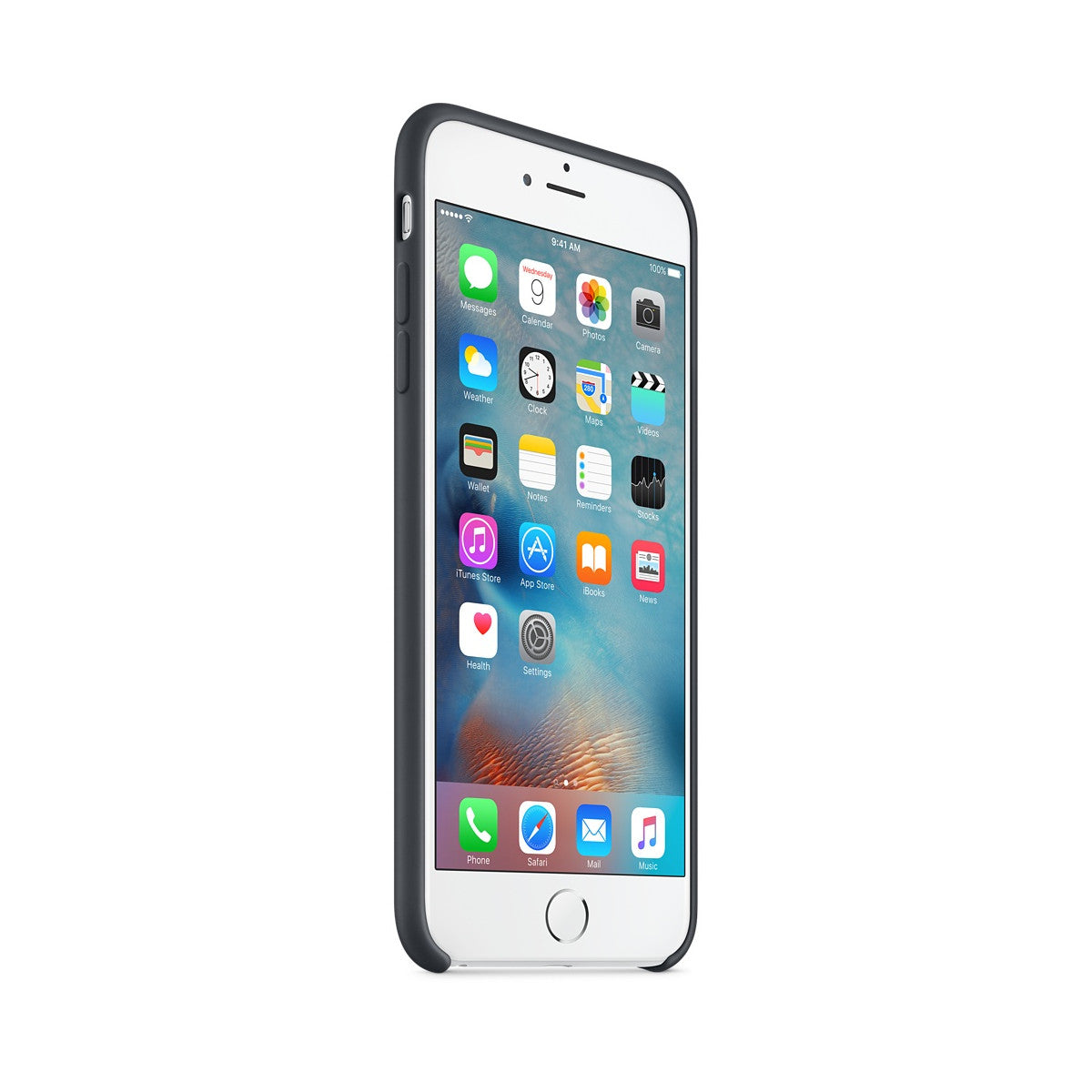 Apple Custodia in silicone per iPhone 6s Plus - Antracite