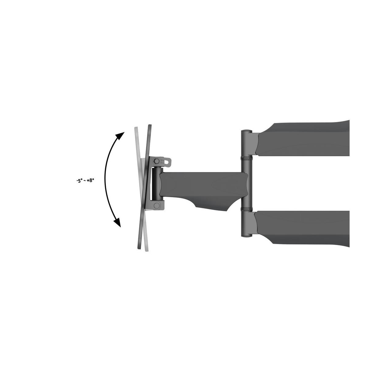 Multibrackets 6416 Supporto per display espositivi 106,7 cm (42") Nero