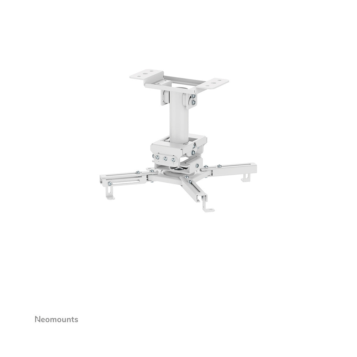 Neomounts CL25-530WH1 Supporto a soffitto beamer - alt. 25,5 cm - montaggio facile - mobilità completa