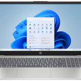 HP 15-FC1004NLX 24C1 R5-7520U 16GB 512GB 15.6IN NOOD W11H PLUS AMD Ryzen™ 5 Computer portatile 39,6 cm (15.6") Full HD LPDDR5-SDRAM SSD Wi-Fi 6 (802.11ax) Windows 11 Home Argento