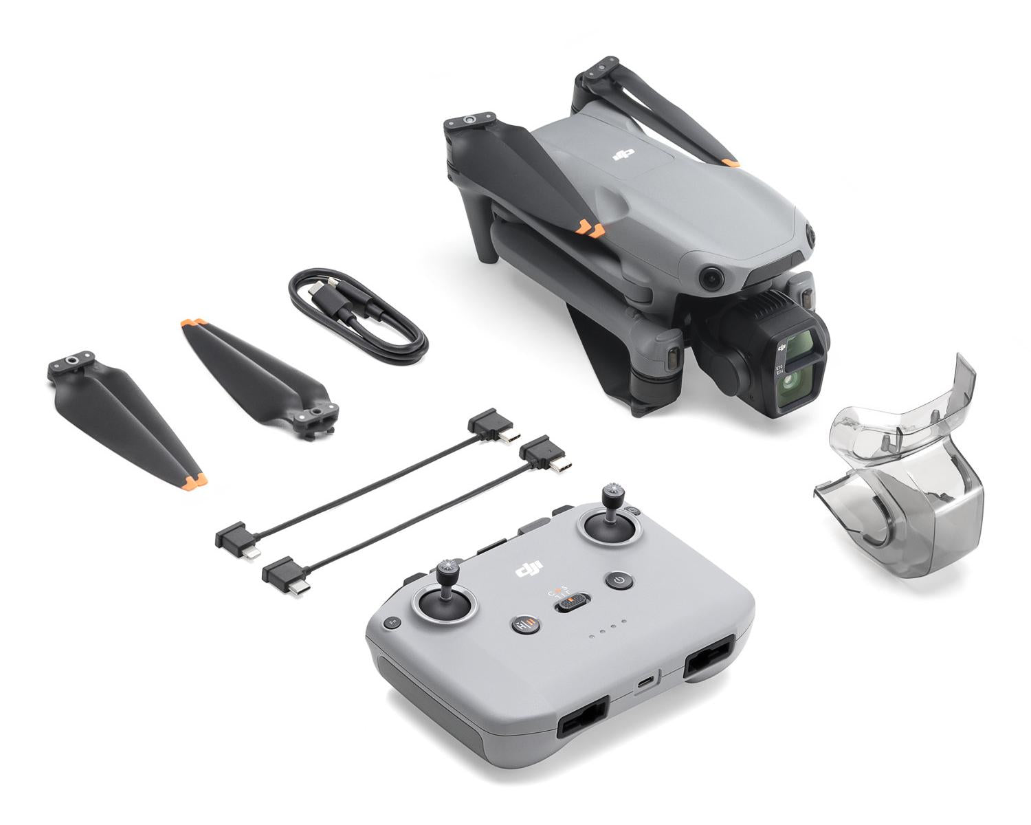 DJI Air 3s RC-N3 4 rotori Quadrirotore 50 MP 3840 x 2160 Pixel 4276 mAh Grigio