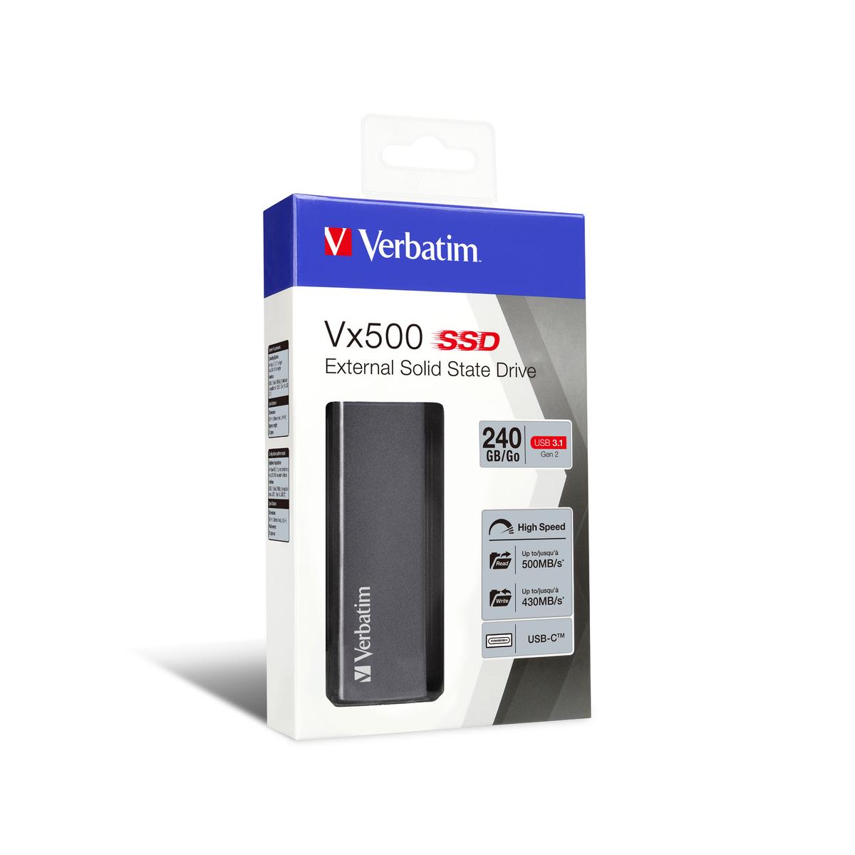 Verbatim Vx500 Argento
