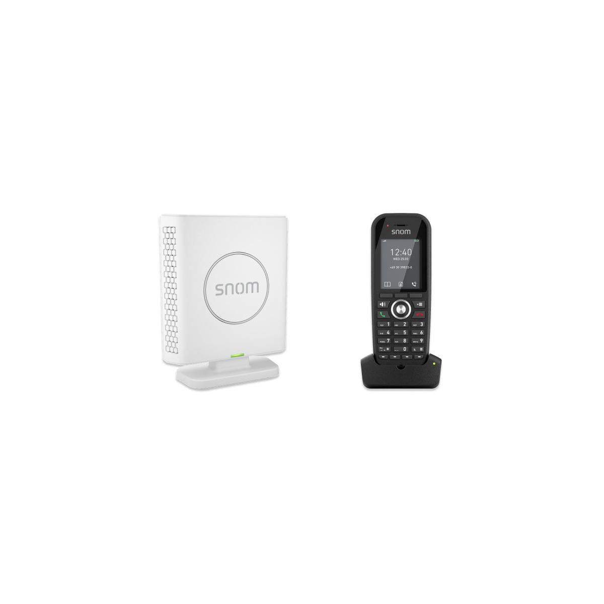 Snom M430 Telefono DECT Identificatore di chiamata Nero, Bianco