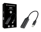 Conceptronic ABBY03B cavo e adattatore video HDMI tipo A (Standard) USB tipo-C Nero