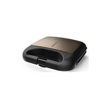 Black Decker BXSA752E tostiera 750 W Nero, Bronzo