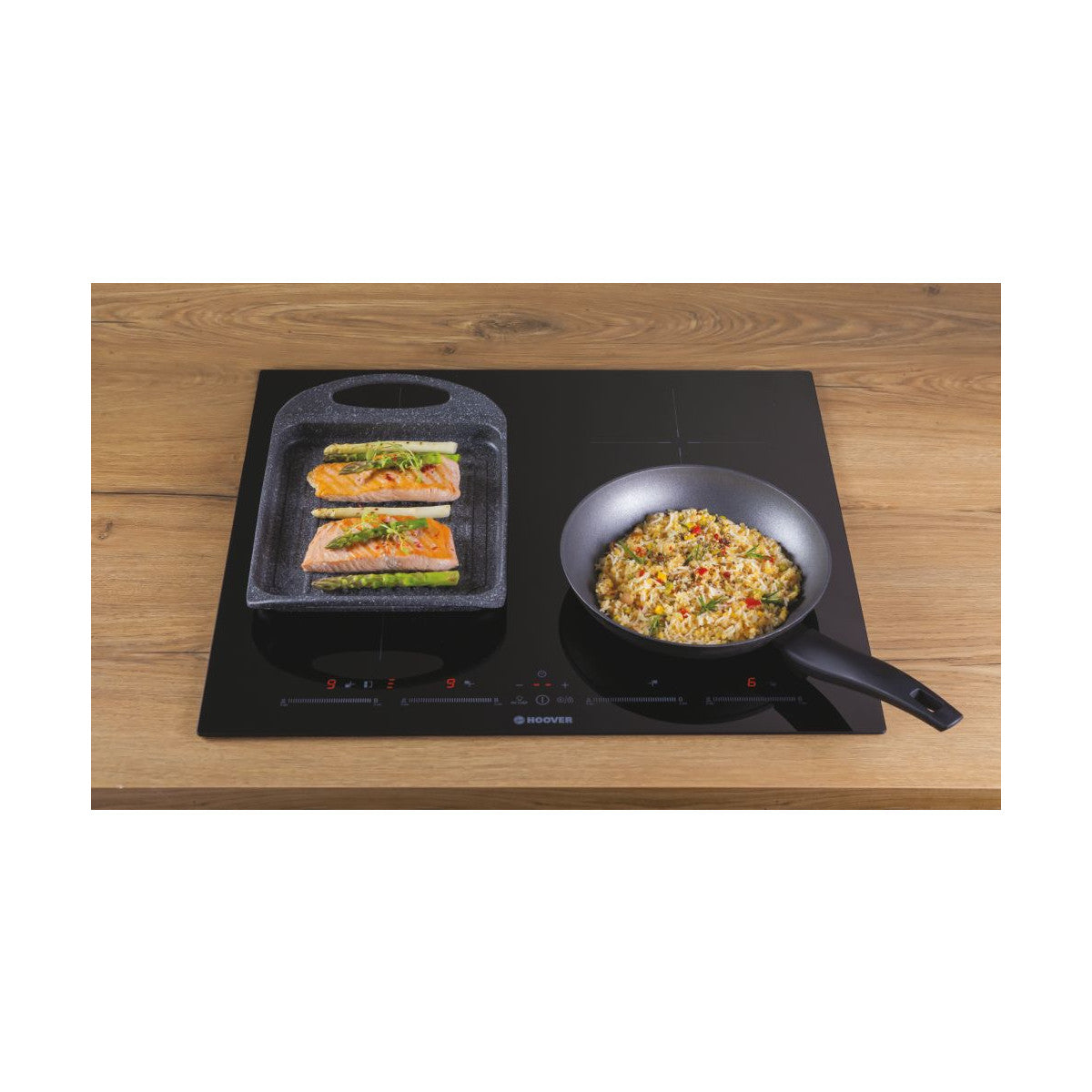 Hoover H-HOB 500 INDUCTION HTPS64MCTT/1 Nero Da incasso 60 cm Piano cottura a induzione 4 Fornello(i)