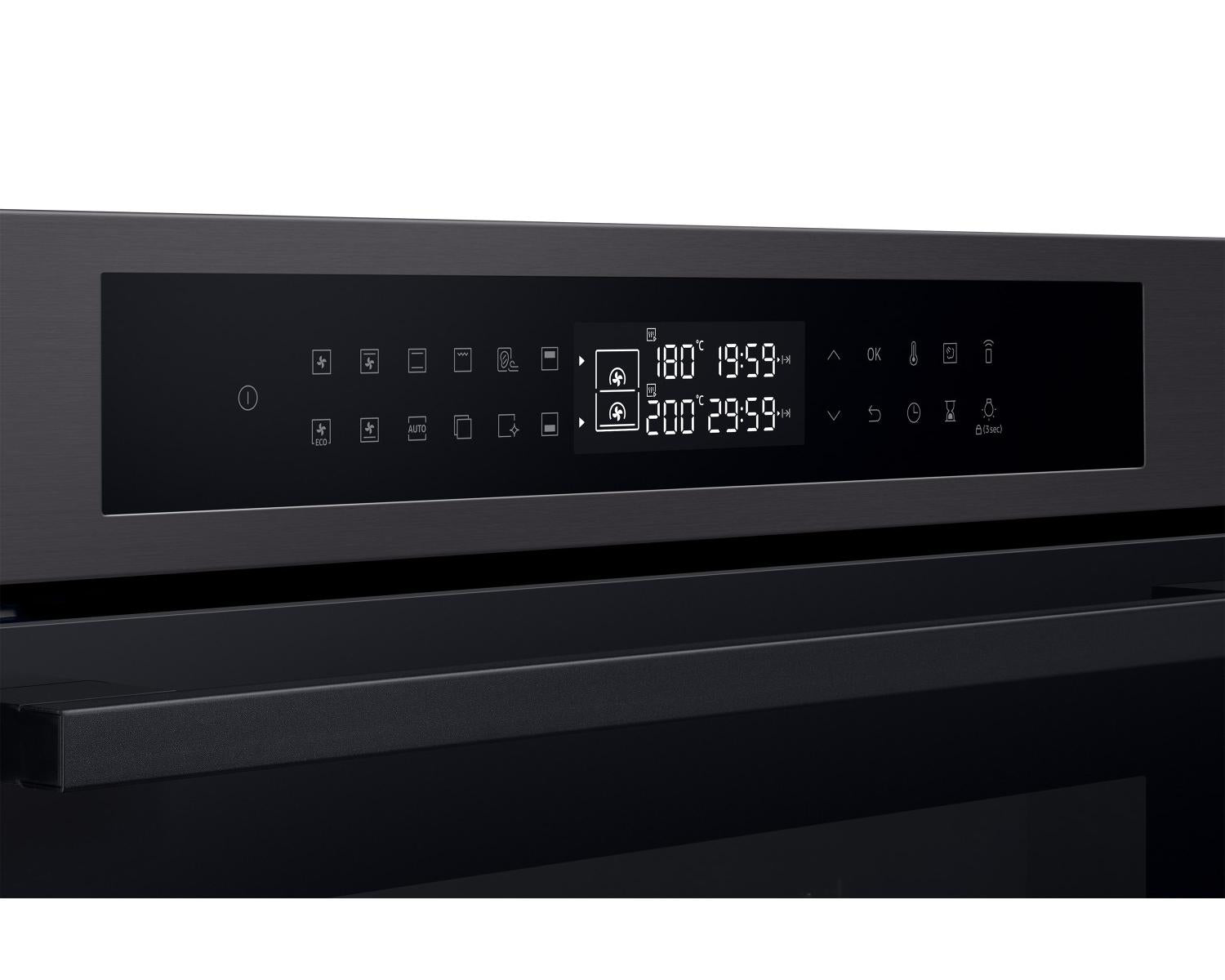 Samsung NV7B4240UBB Forno Multifunzione Dual Cook da incasso 76 L 2950 W A Nero