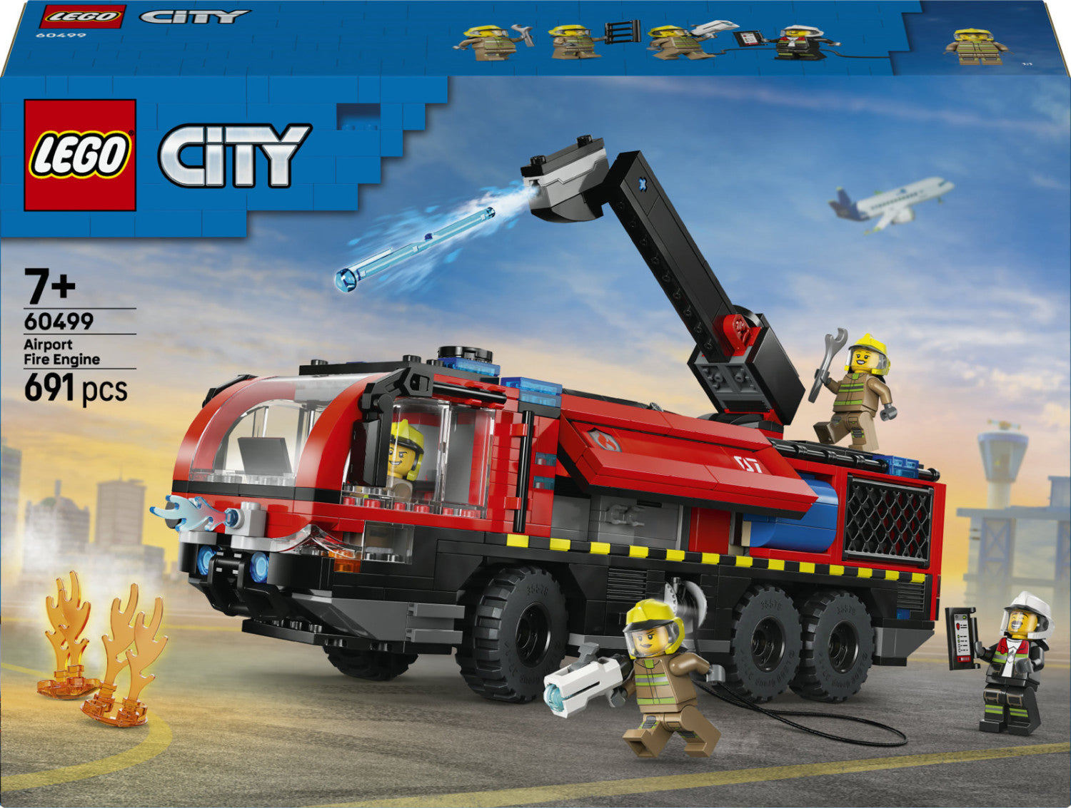 LEGO City Autopompa Dell'Aeroporto 60499 - 691 Pezzi