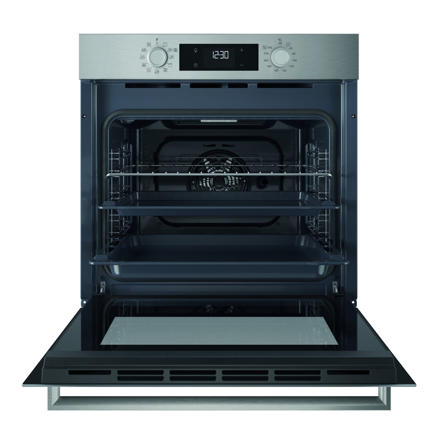 Hotpoint Ariston HAO3 K58H X forno 71 L Nero, Acciaio inox