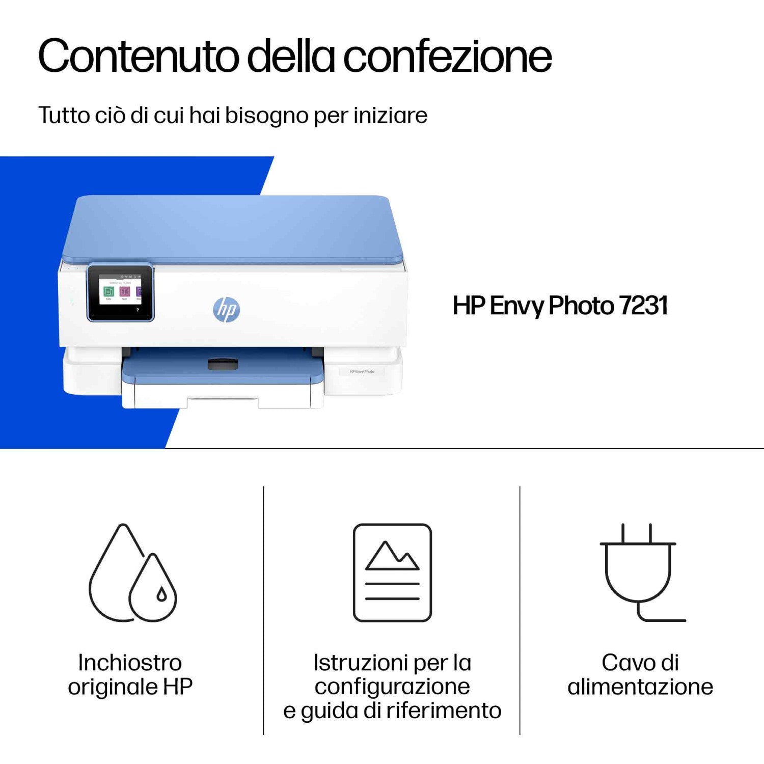 HP Envy 7231 Wireless All-in-One Colore Stampante