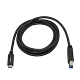 StarTech.com USB315CB2M cavo USB USB 3.2 Gen 1 (3.1 Gen 1) 2 m USB C USB B Nero
