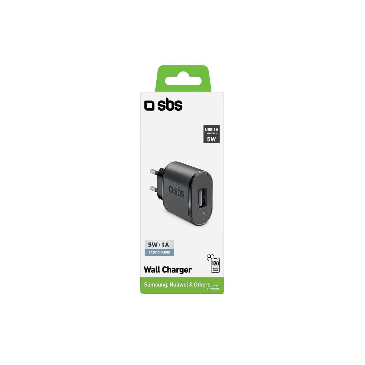 SBS TETR1USB1A adattatore e invertitore Interno 5 W Nero