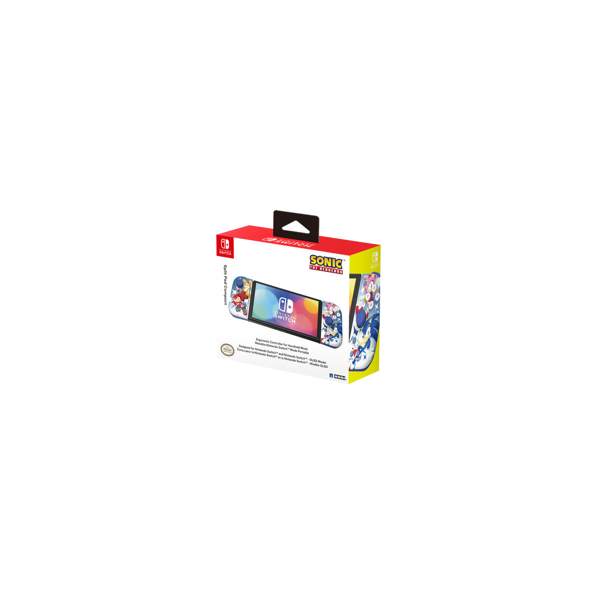 Hori Split Pad Compact Sonic Blu Gamepad Nintendo Switch, Nintendo Switch OLED