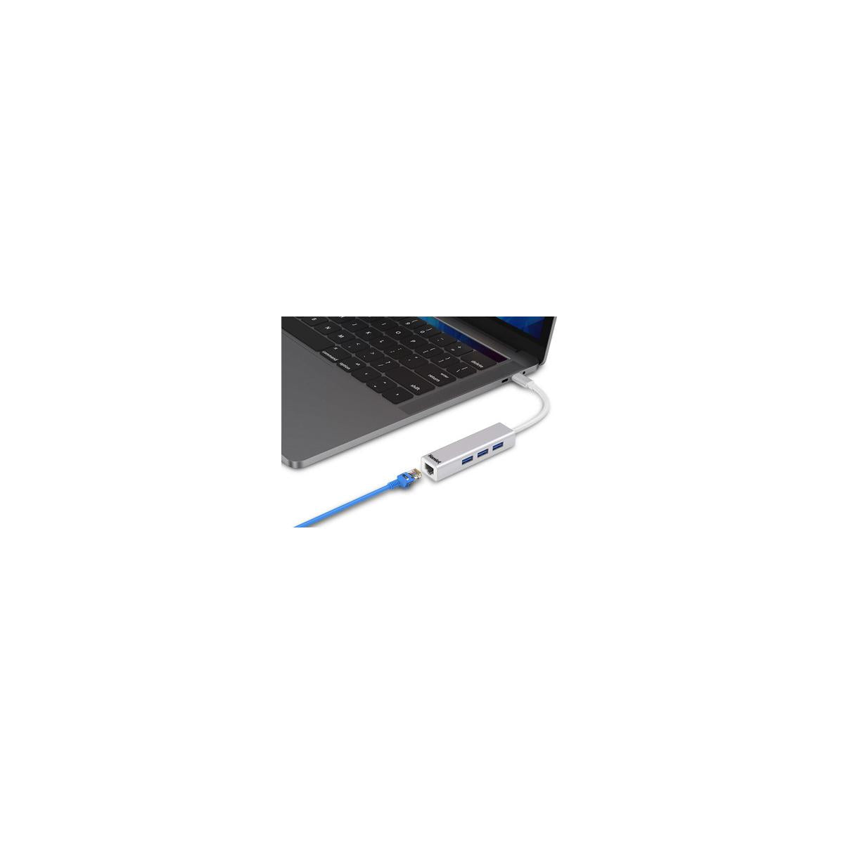 Hamlet XHUB331TCL replicatore di porte e docking station per laptop USB 3.2 Gen 1 (3.1 Gen 1) Type-C Bianco