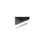 Hamlet XHUB331TCL replicatore di porte e docking station per laptop USB 3.2 Gen 1 (3.1 Gen 1) Type-C Bianco