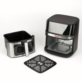 Girmi FG80 Ecofrit Friggitrice Ad Aria 8 Litri 2200W Display Digitale 10 Programmi Doppia Resistenza