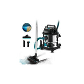 Cecotec Conga Rockstar Wet Dry Steel Max 20 L Aspiratore a cilindro Secco e bagnato 1400 W Combi