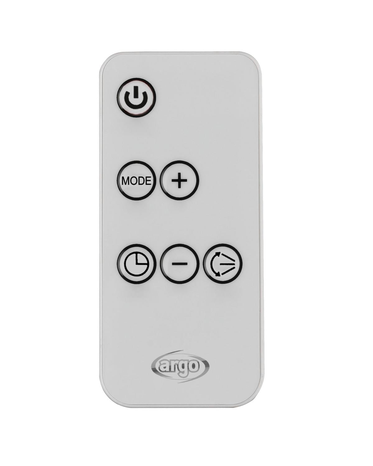 Argoclima Homer Termoventilatore Elettrico 2000 W Interno Nero Bianco