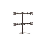 StarTech.com ARMBARQUAD supporto da tavolo per Tv a schermo piatto 68,6 cm (27") Nero Scrivania