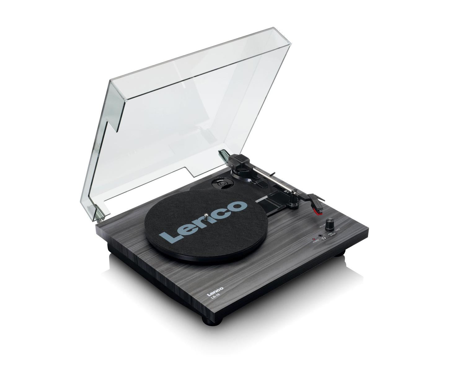 Lenco LS 10 Giradischi con trasmissione a cinghia Nero Semiautomatico